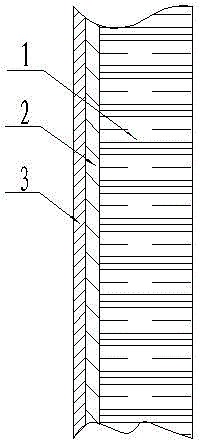 A kind of imitation ceramic wallboard coated with anti-ultraviolet coating and preparation method thereof