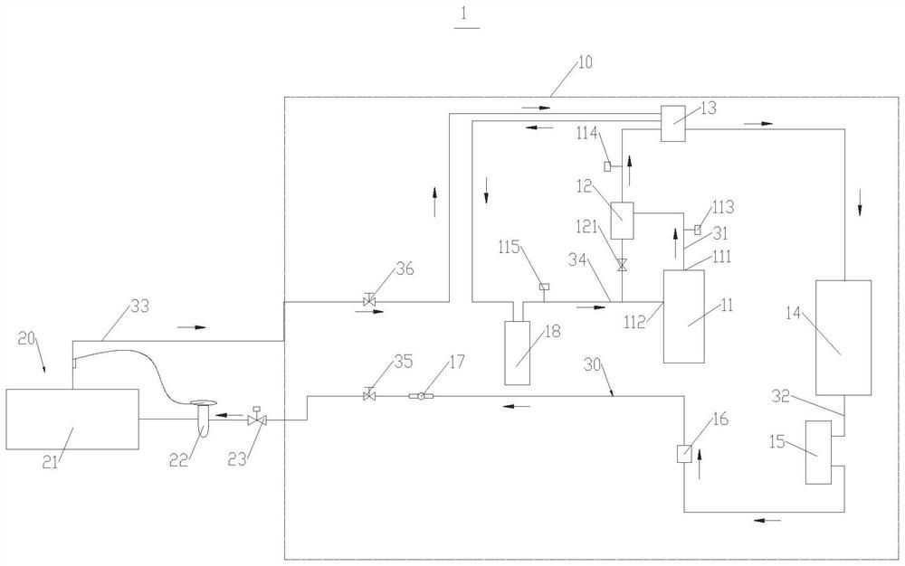 Condensate water control method for air conditioning system and air conditioning system