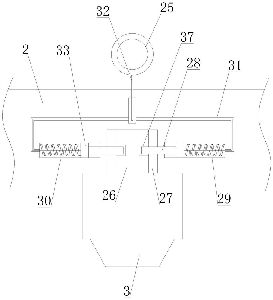 Impact resistance test device for building material detection