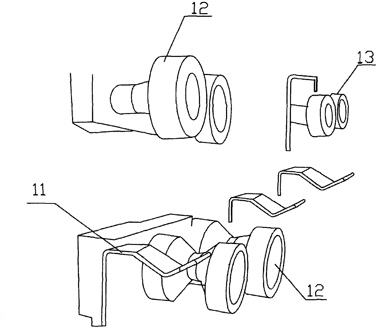 Automatic corrugated pipe detection equipment and detection method