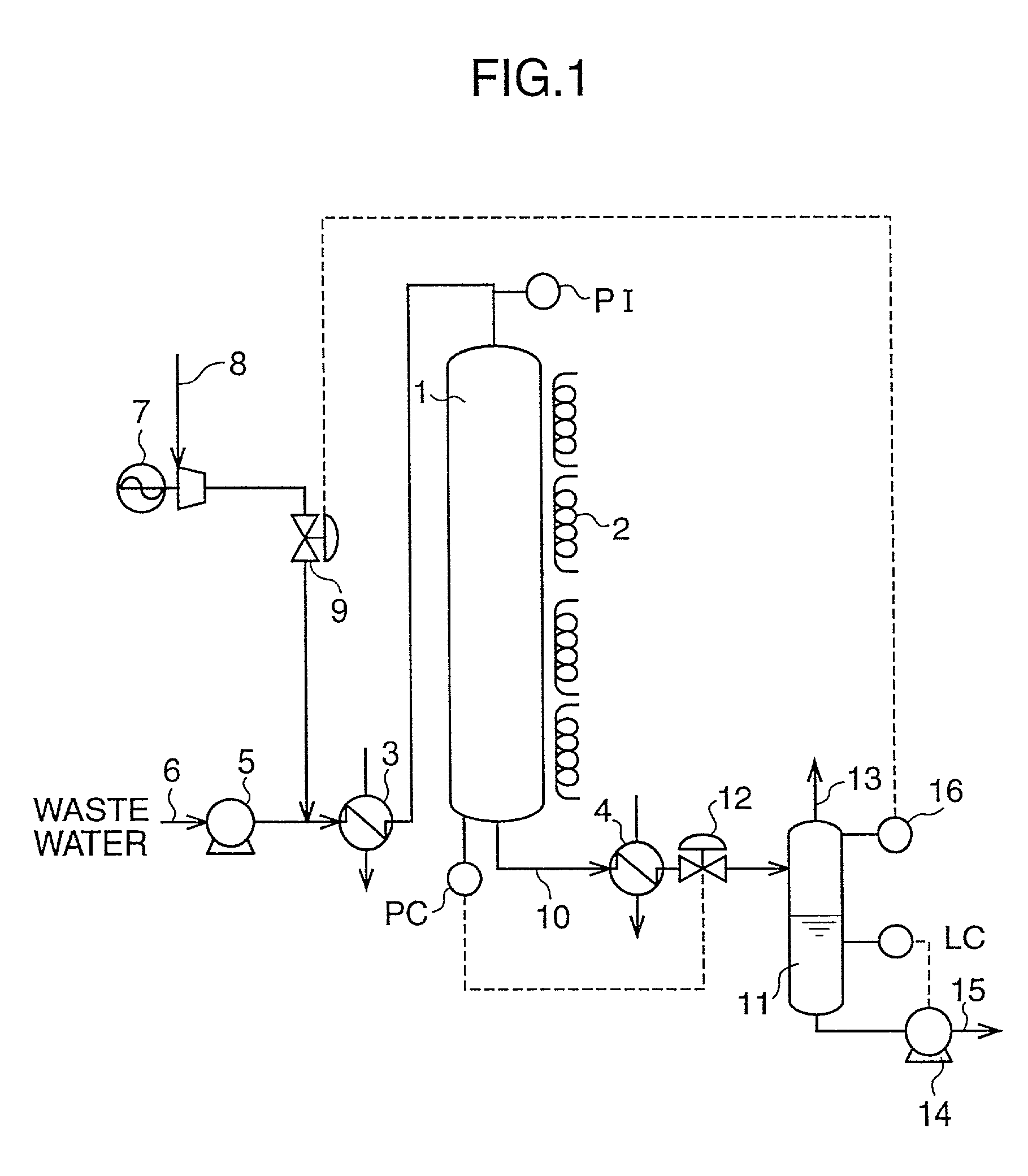 Catalyst for treating waste water, method for preparing the same and process for treating waste water