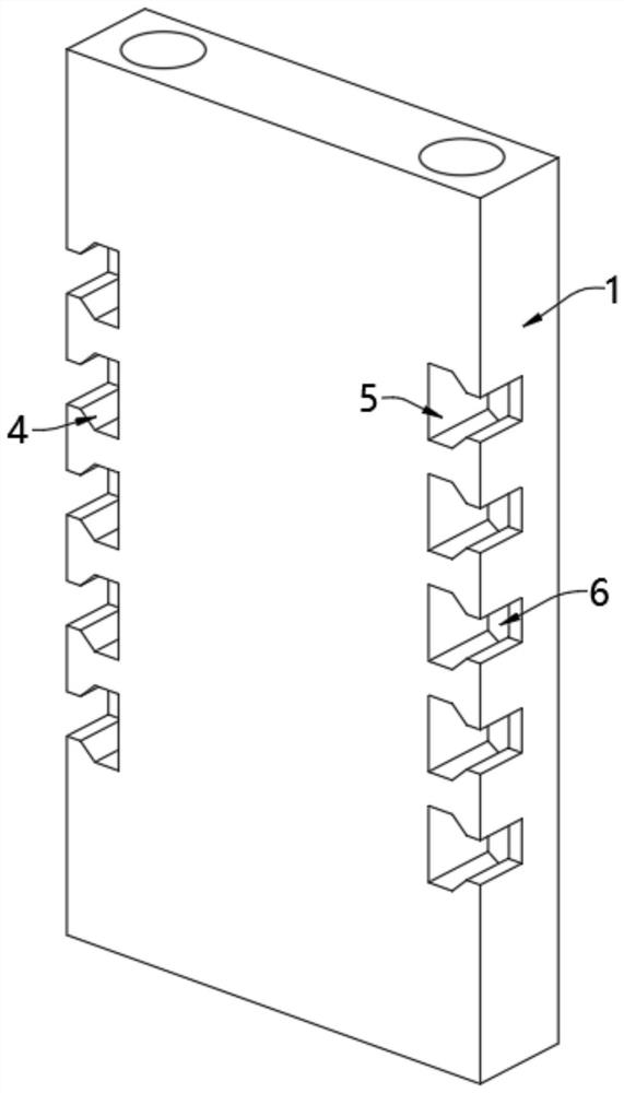 Light partition wall batten mounting structure and preparation method thereof