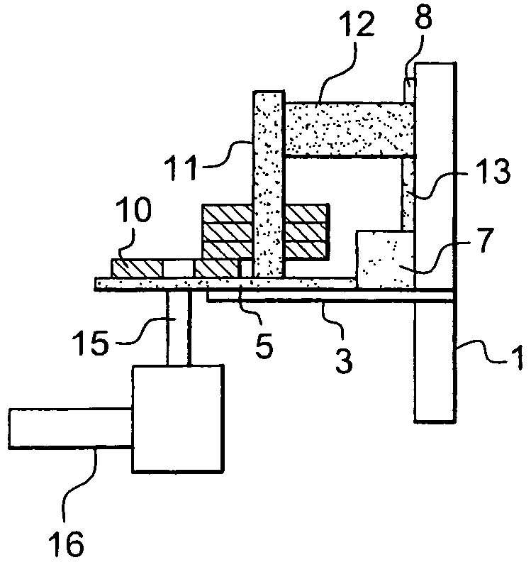Device for automatically mounting and dismantling tools on a robot