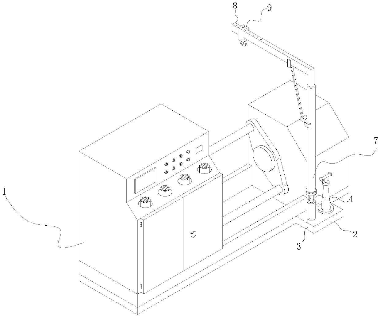 Valve machining fixing device with adjusting function