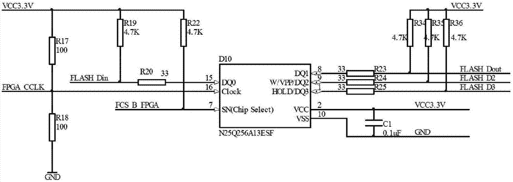 VPX bus-based general interface board of radar wave control and monitoring self-test platform