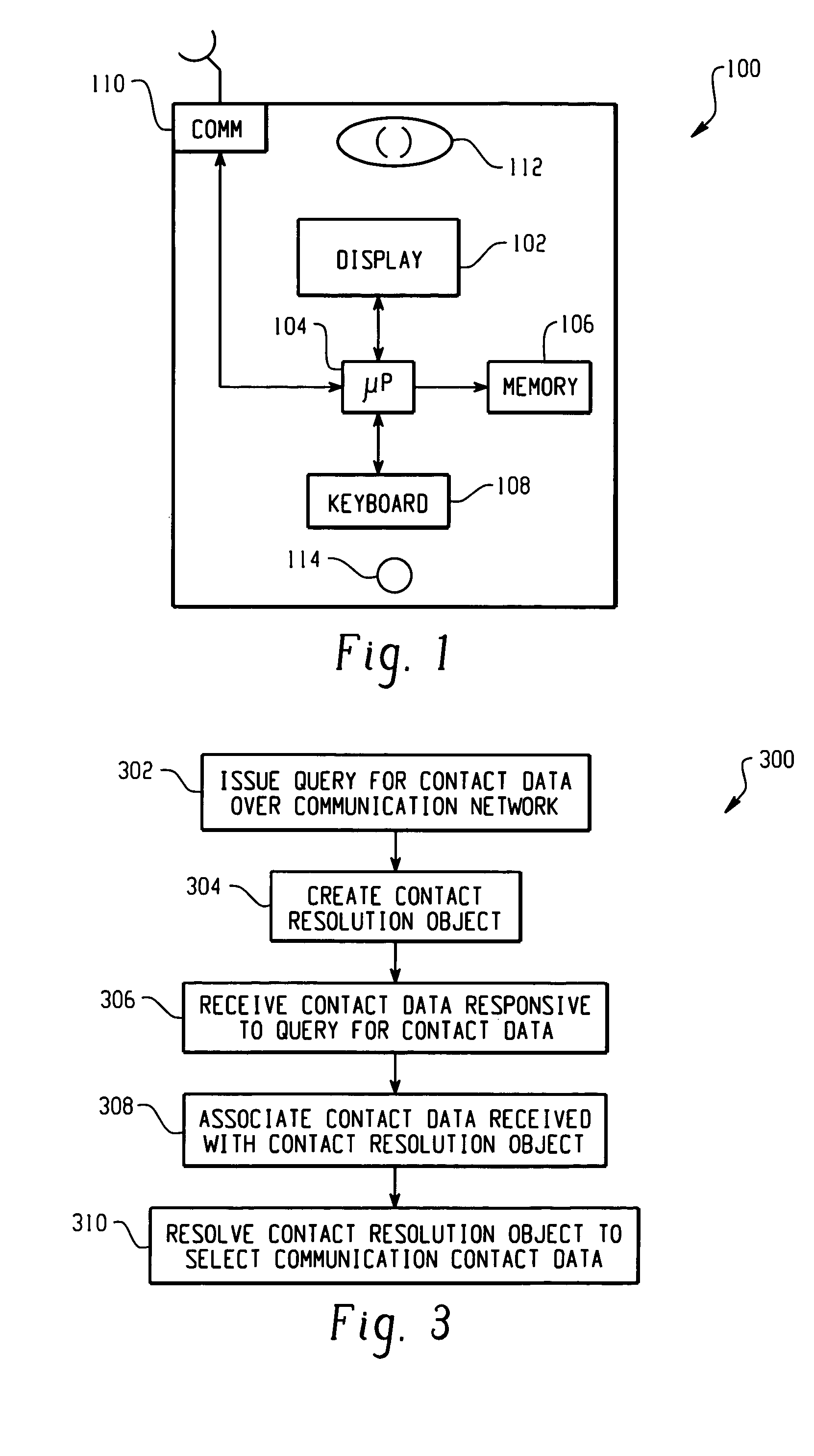 Contact query data system and method