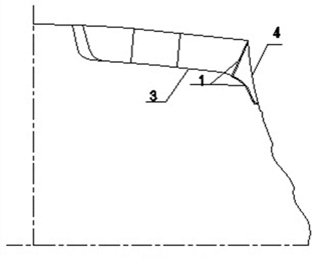 Novel tire having tire shoulder side ditches internally inlaid with T-shaped strip patterns
