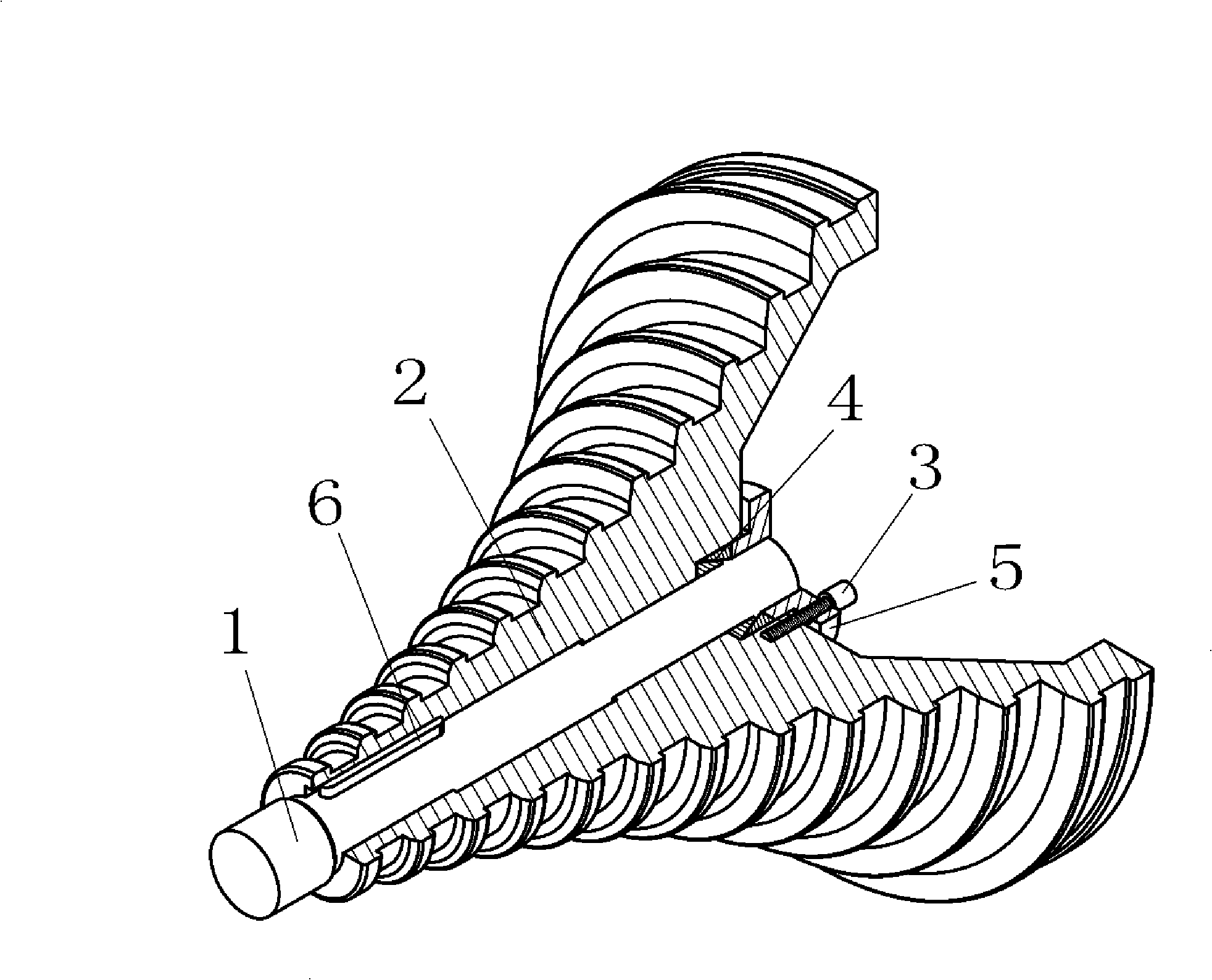 Transmission method and transmission structure capable of preventing expansion ring from damaging transmission shaft of wire drawing machine