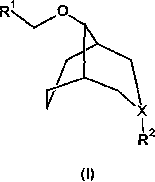 Substituted bicyclo(3,3,1)nonane ether compound and application thereof