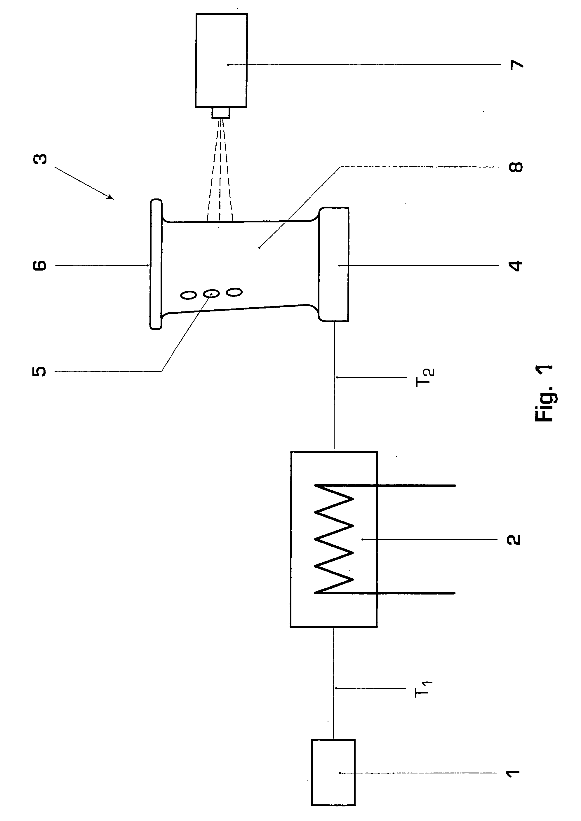 Method for determine the internal structure of a heat conducting body