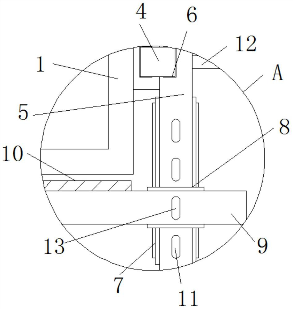 Square coupler template reinforcing device easy to disassembly and assembly