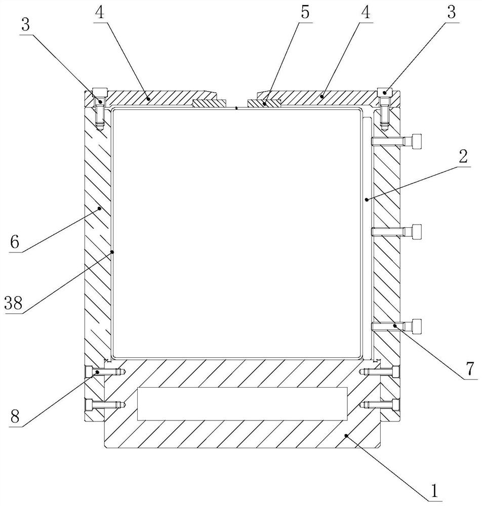 Spent fuel storage grillwork square tube welding tool