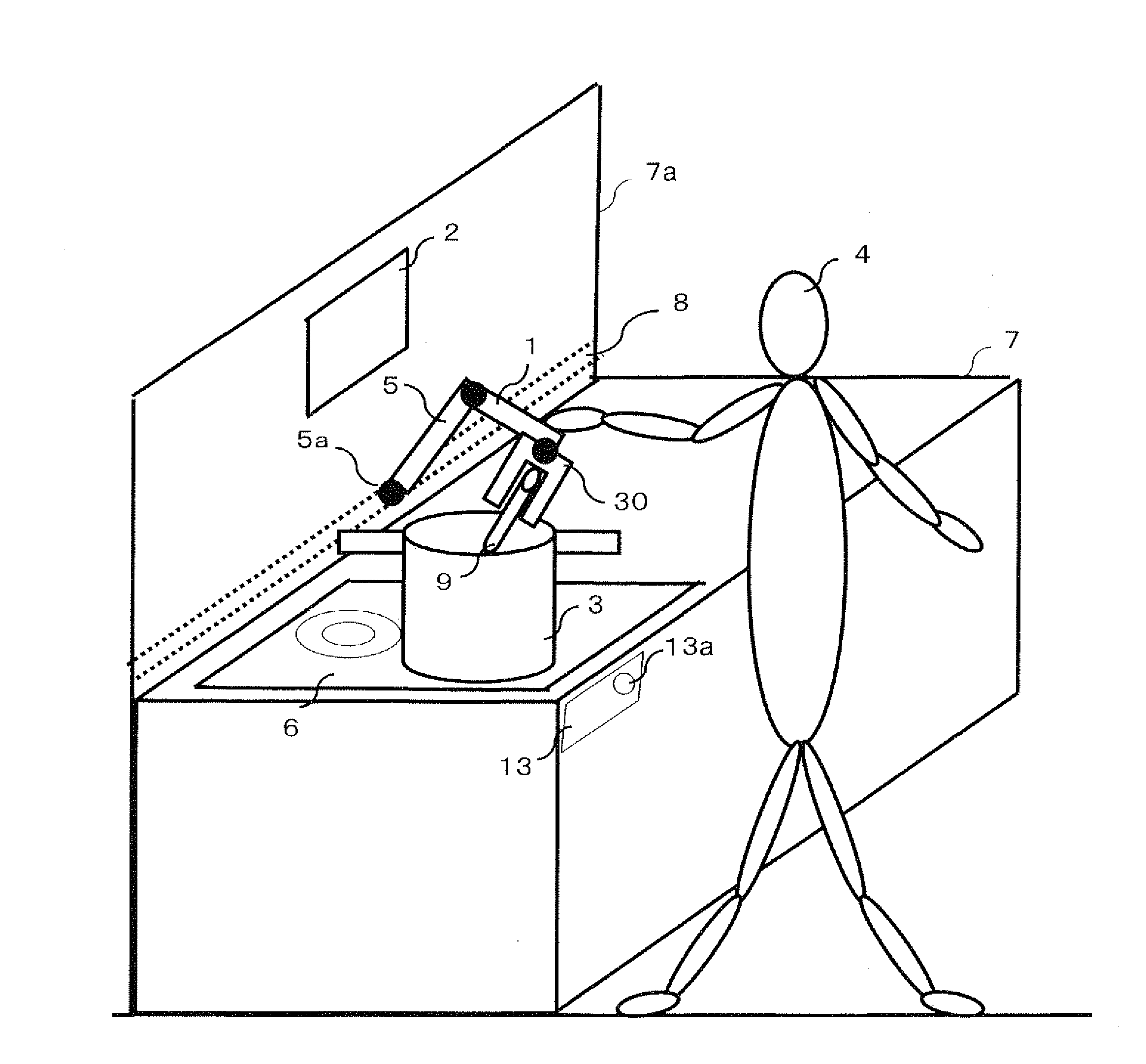 Control apparatus and control method for robot arm, robot, control program for robot arm, and integrated electronic circuit