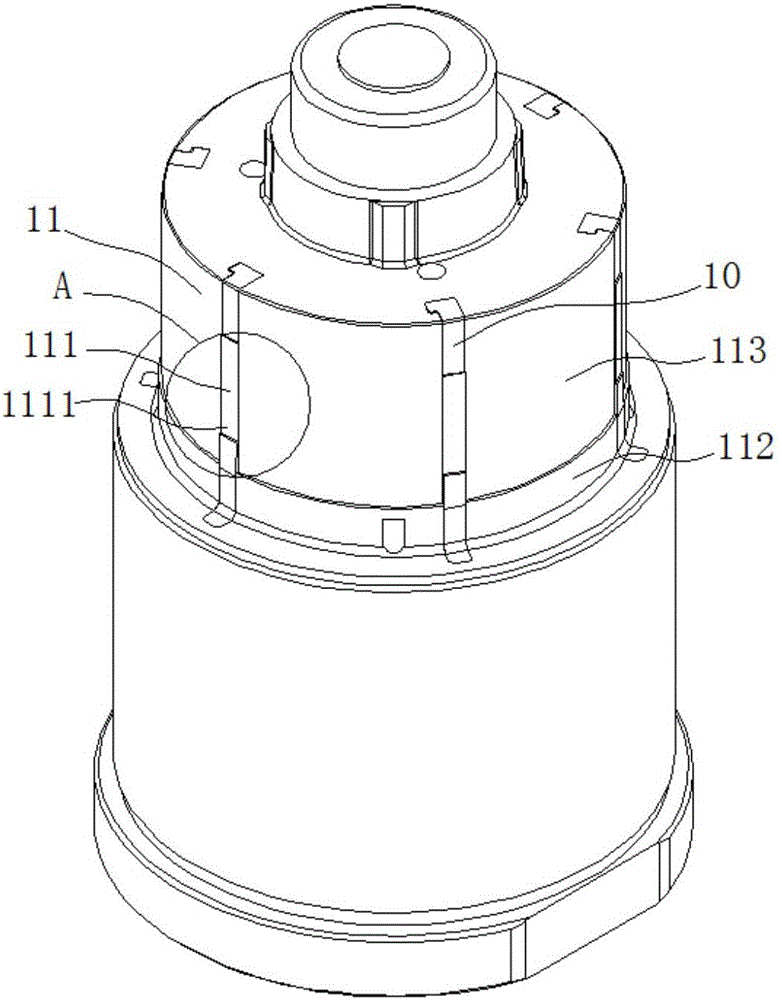 Molding method using molding device to mold resin outer casing of stator unit and motor