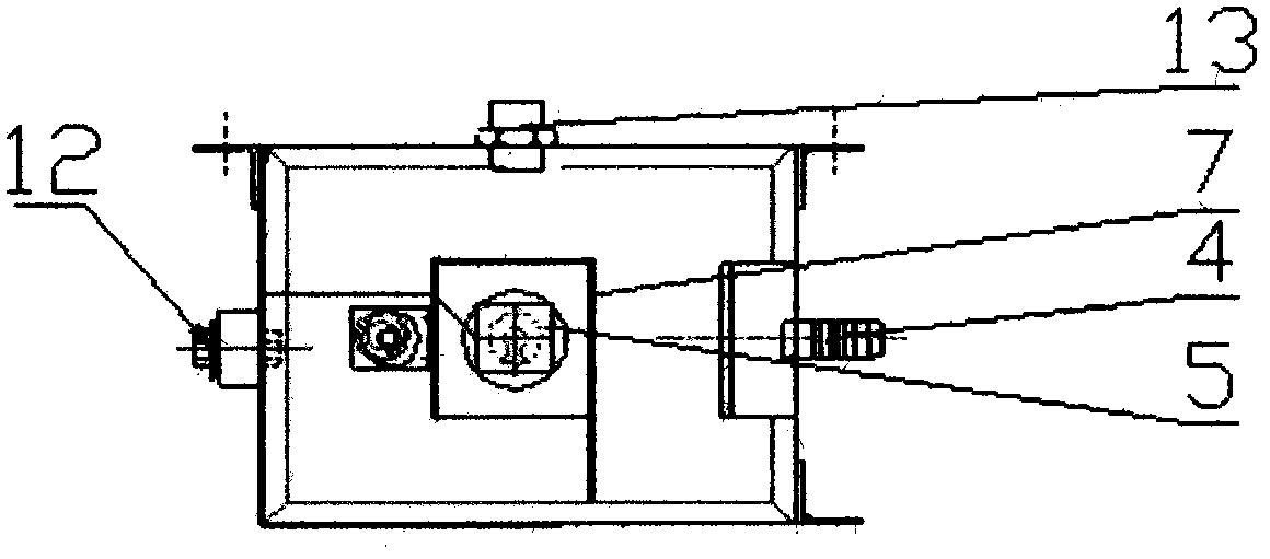 Hydraulic oil tank liquid level and density alarming device