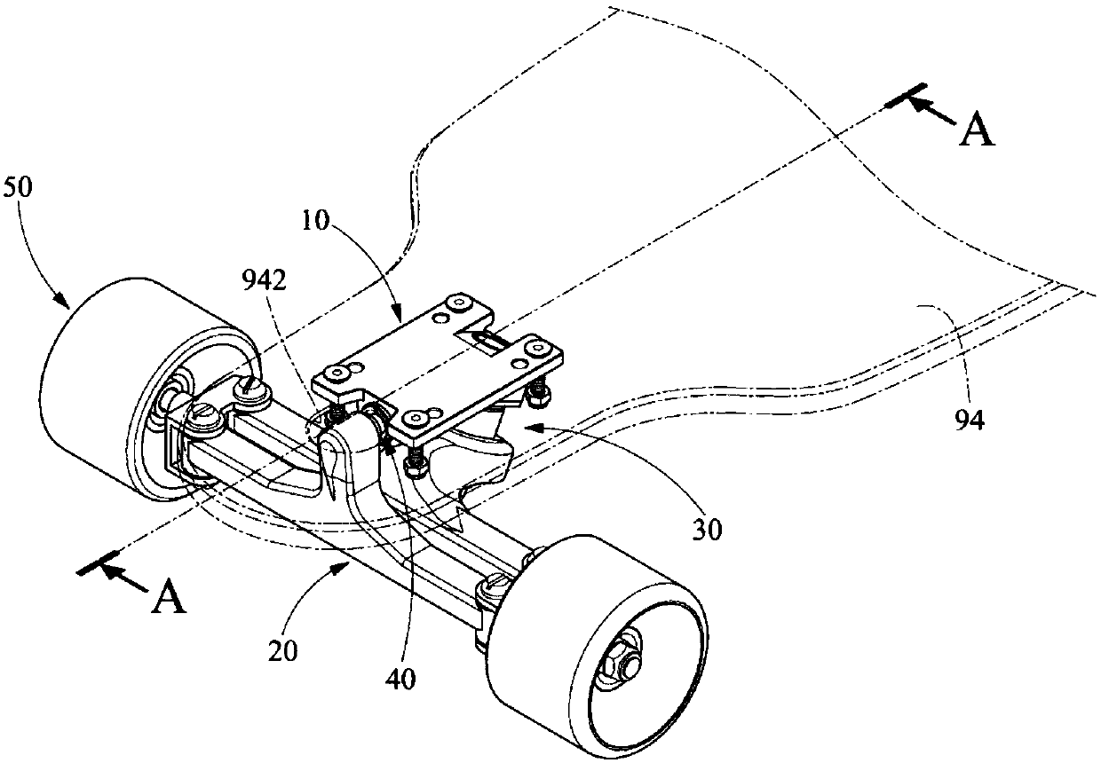 Skateboard steering wheel mechanism integrating oar and multiple connecting rods