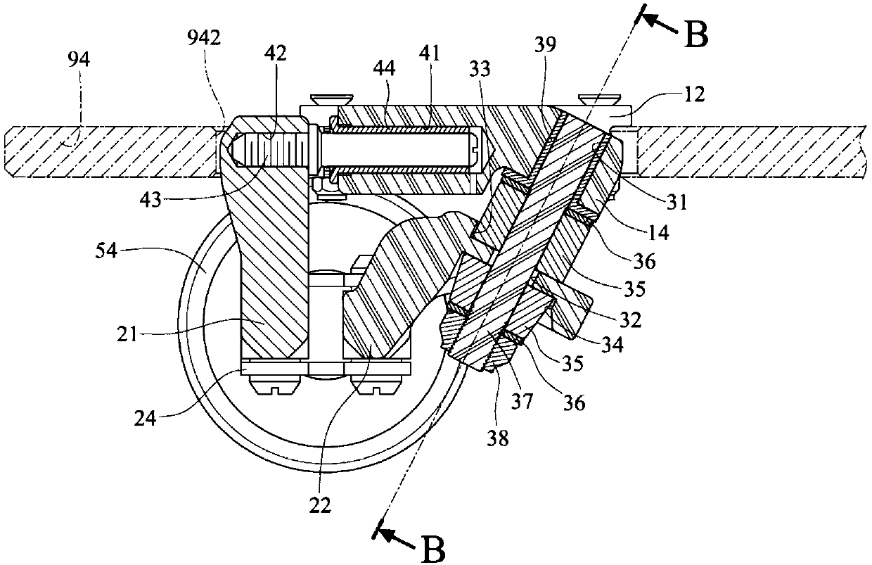 Skateboard steering wheel mechanism integrating oar and multiple connecting rods