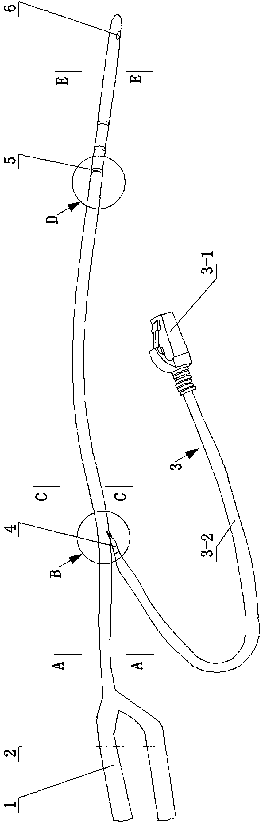 Electrode catheter and processing method thereof