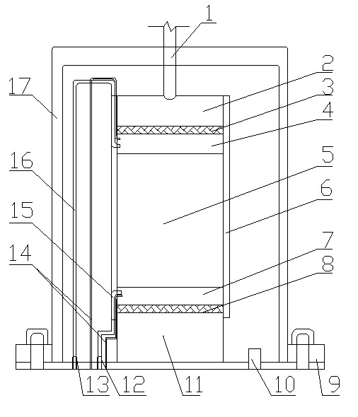 Method and pressure chamber for measuring crack characteristics of damaged rock