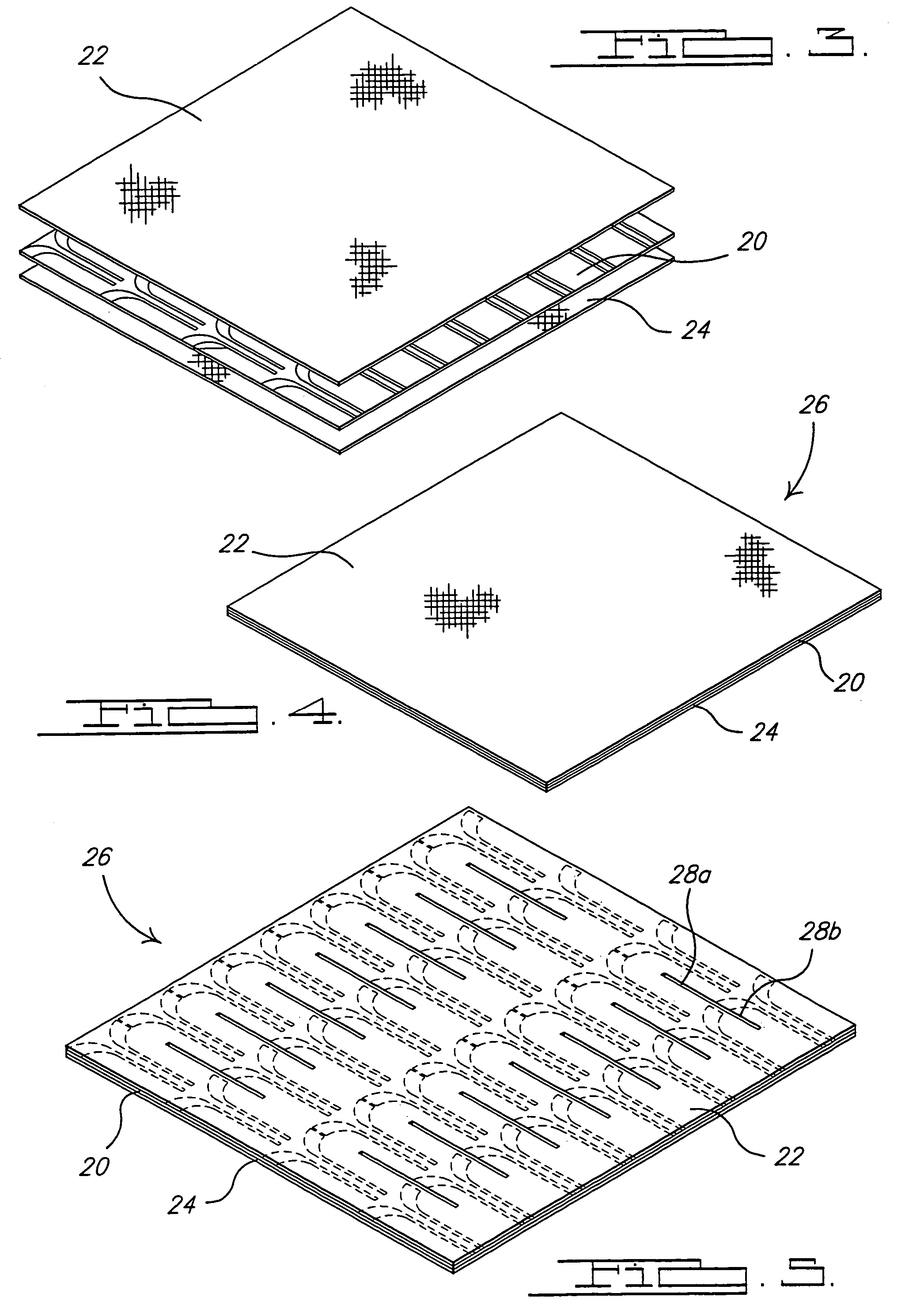 Structurally integrated antenna aperture and fabrication method
