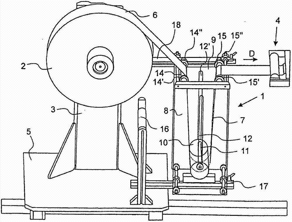 Arrangement for forming band loop and process and apparatus for producing tear-open lids