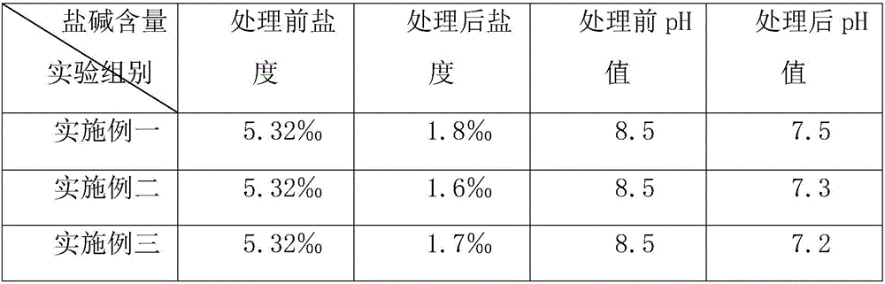 Improvement fertilizer for plantation of vines in saline land and improvement method thereof