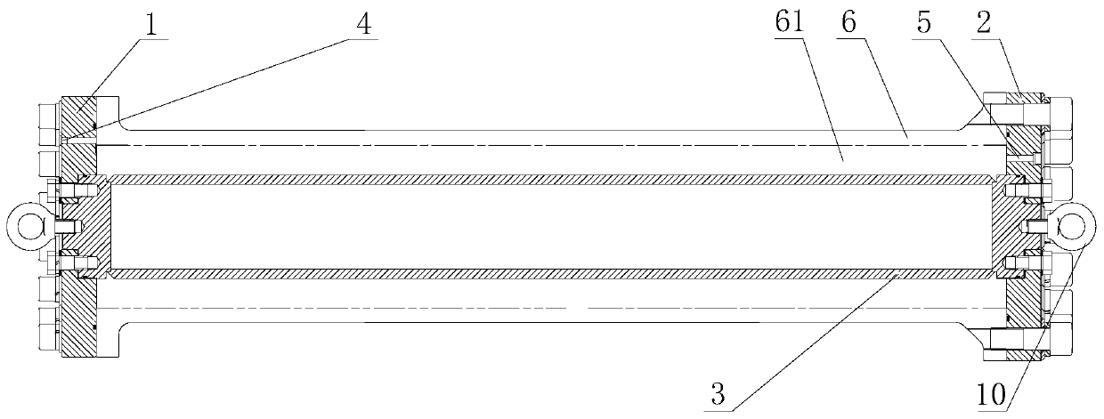 Cylinder housing pump pressure tooling