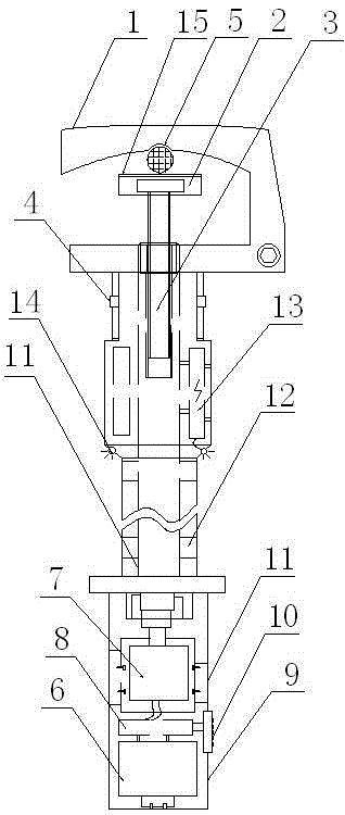 A high-voltage grounding tool for electric maintenance