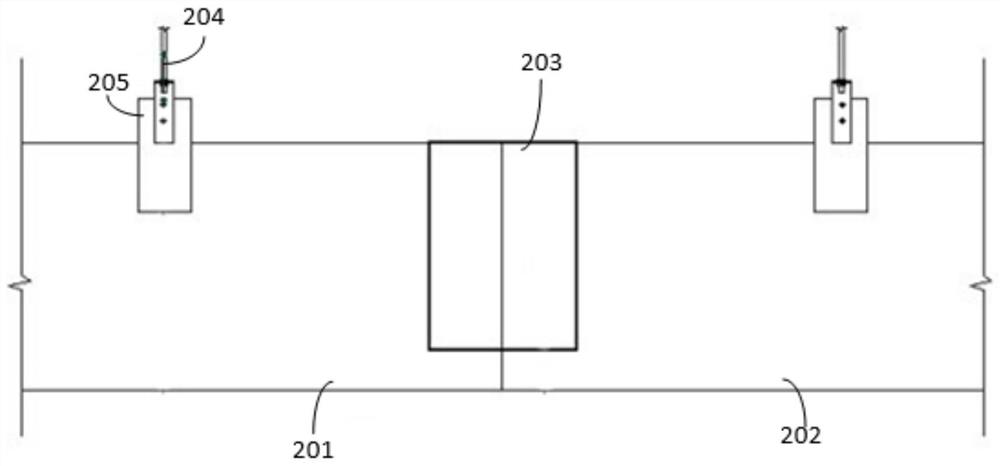 Gypsum board suspended ceiling mounting structure