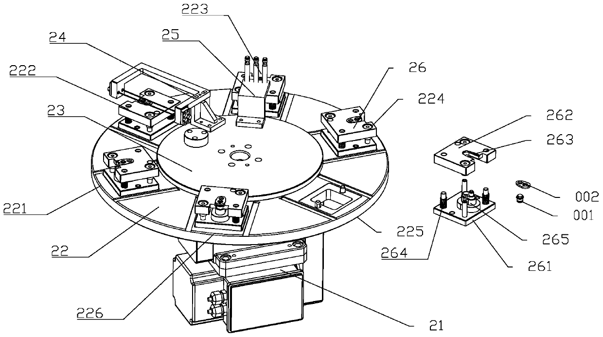 Assembling method and device for wiring terminal