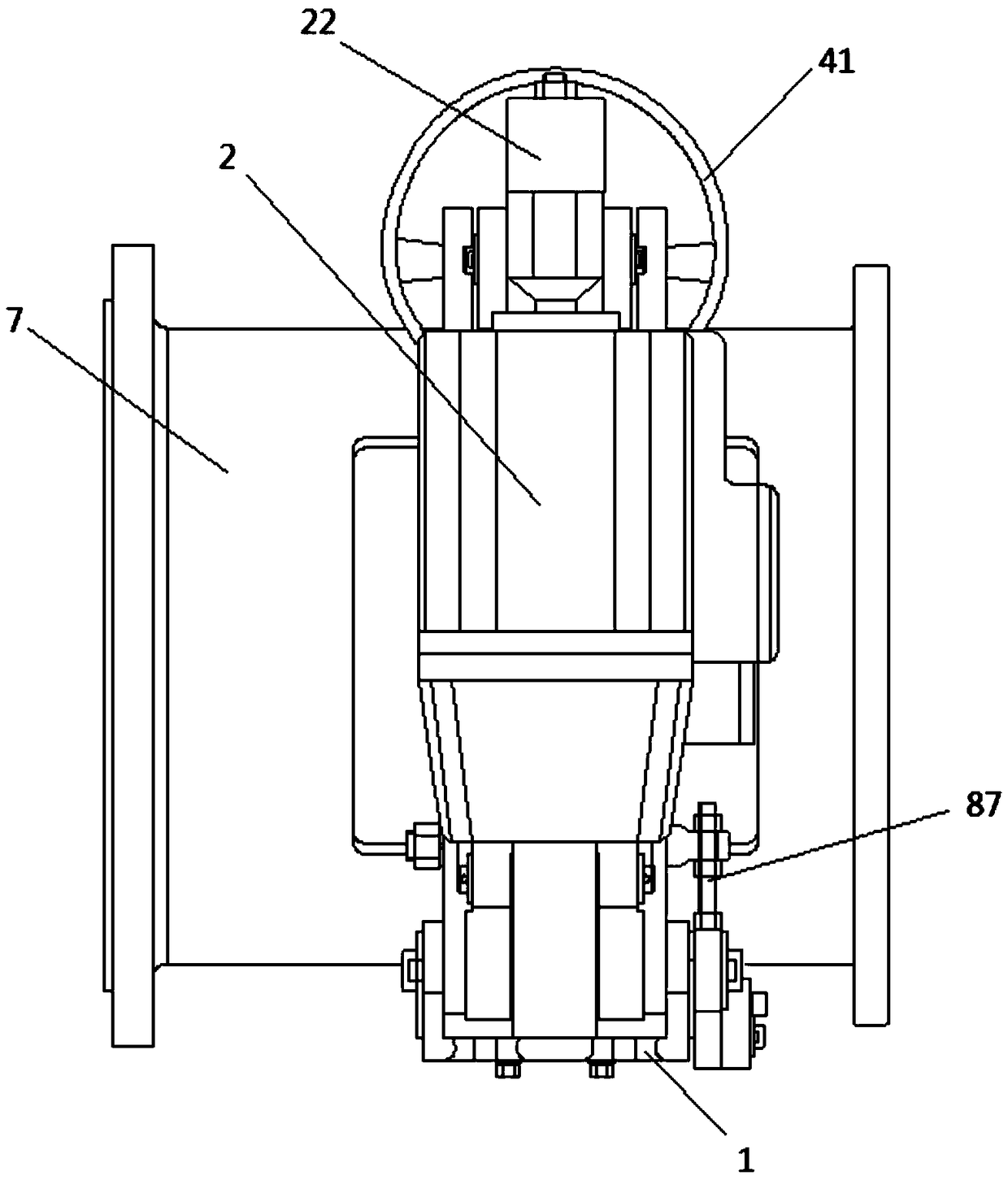 Hydraulic braking system of railway vehicle