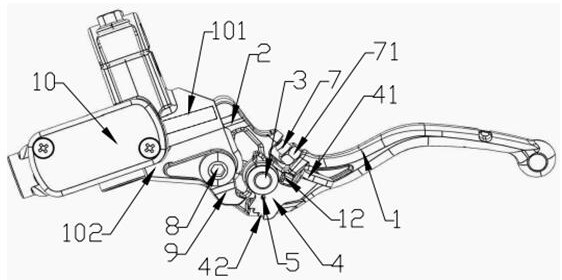 Motorcycle brake assembly