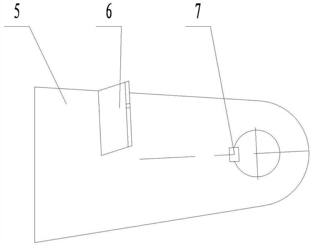 A fifth wheel structure capable of transmitting braking force