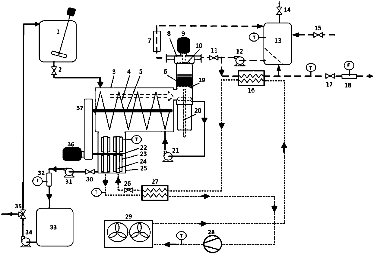 System and method for continuous freeze concentration of aqueous solution