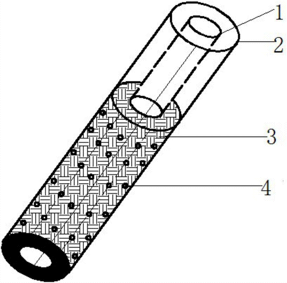 Penetration accelerating device suitable for in-situ leaching of ion-type rare earth mine