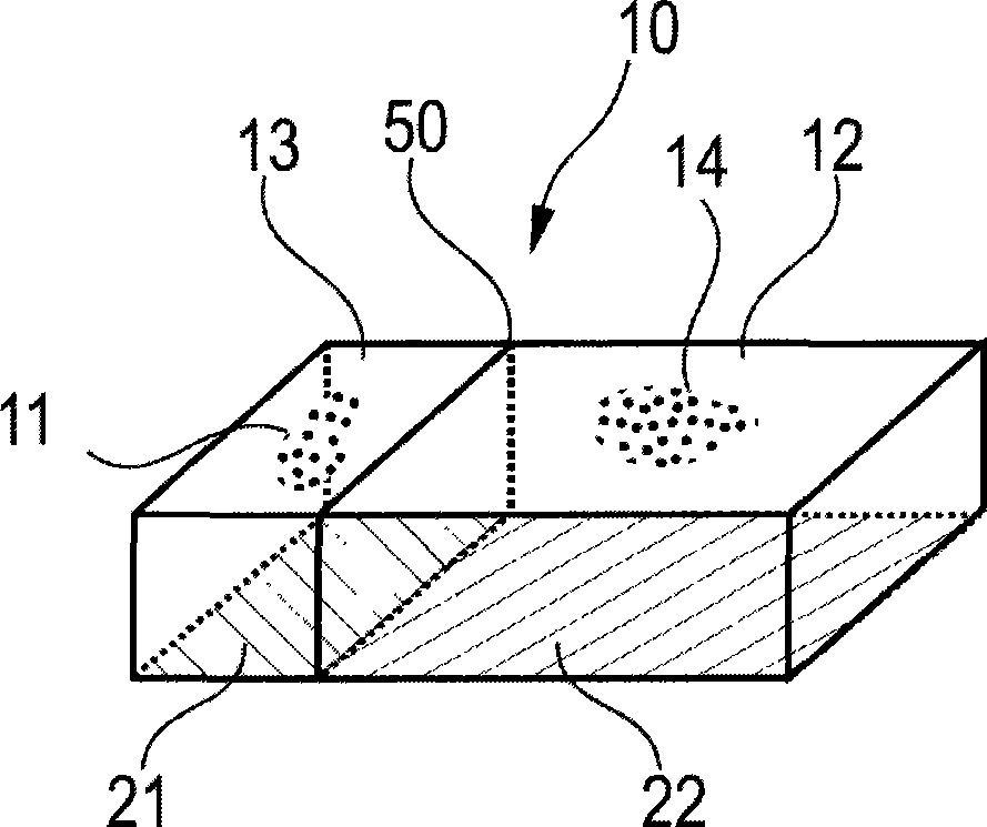 Method and device for manufacturing a multilayer compression moulded element