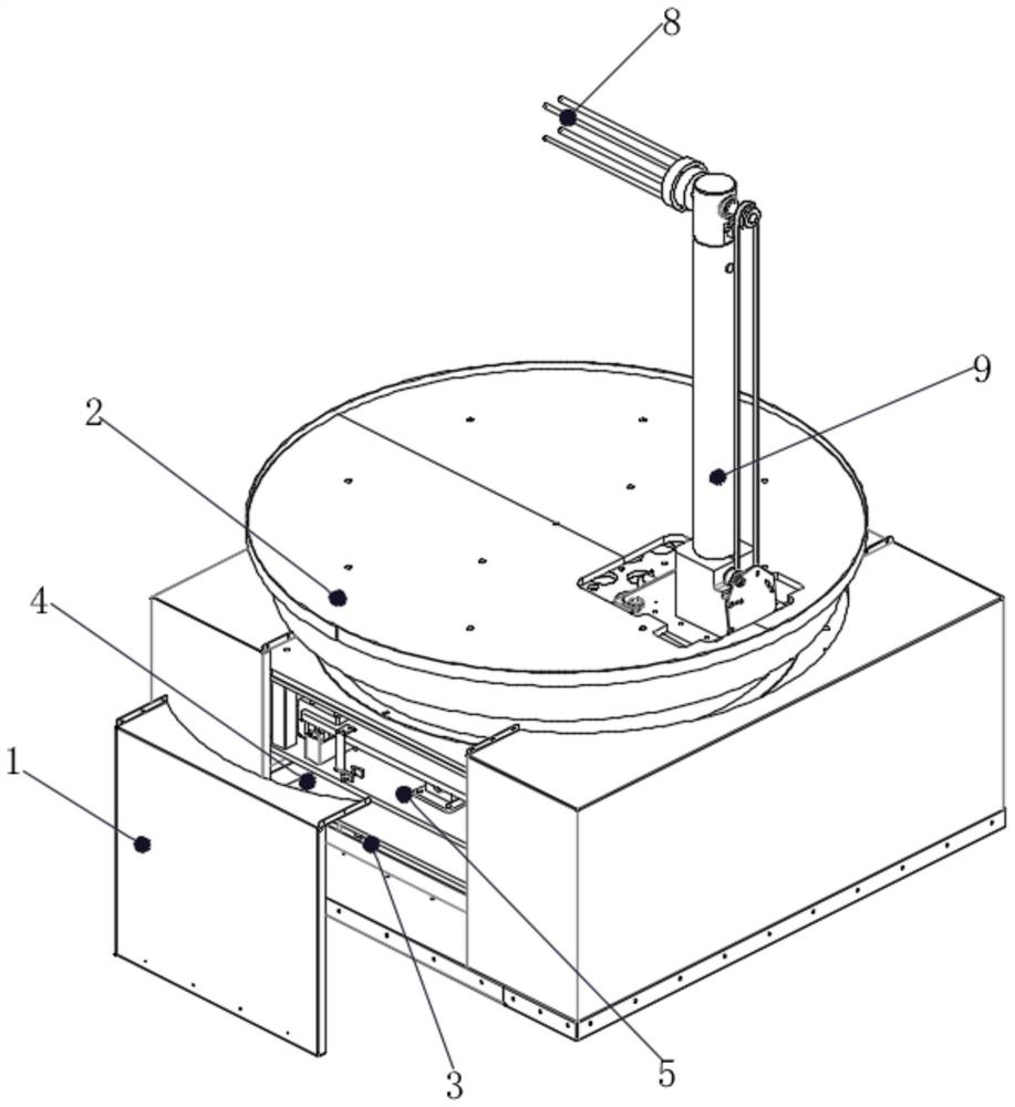 Millimeter wave single-user performance system test turntable