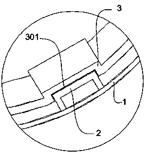 Integrated adhering device and method for broken sheets