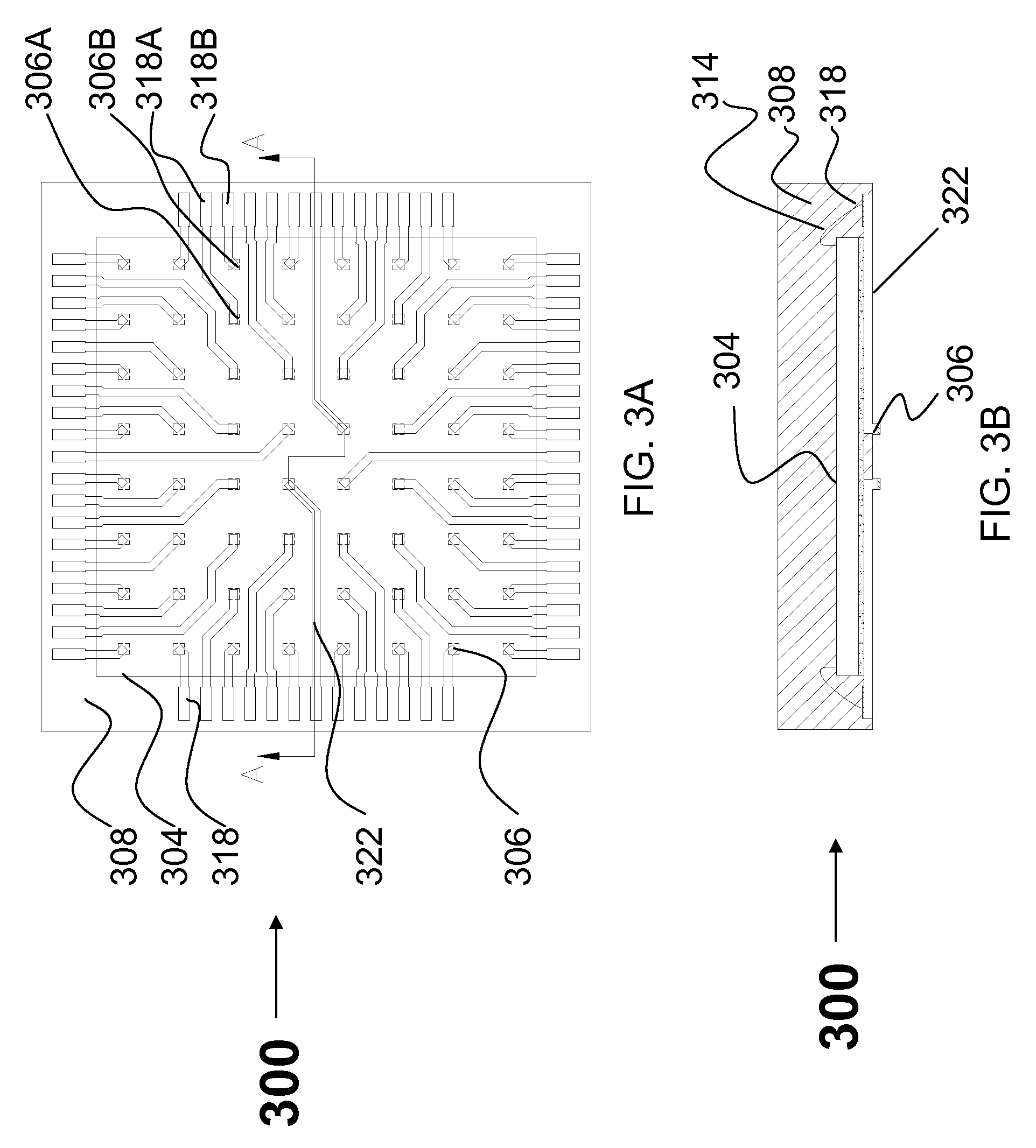 Leadless integrated circuit package having electrically routed contacts