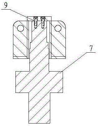 Positioning jig used for press fitting of core shaft of cast-aluminum rotor