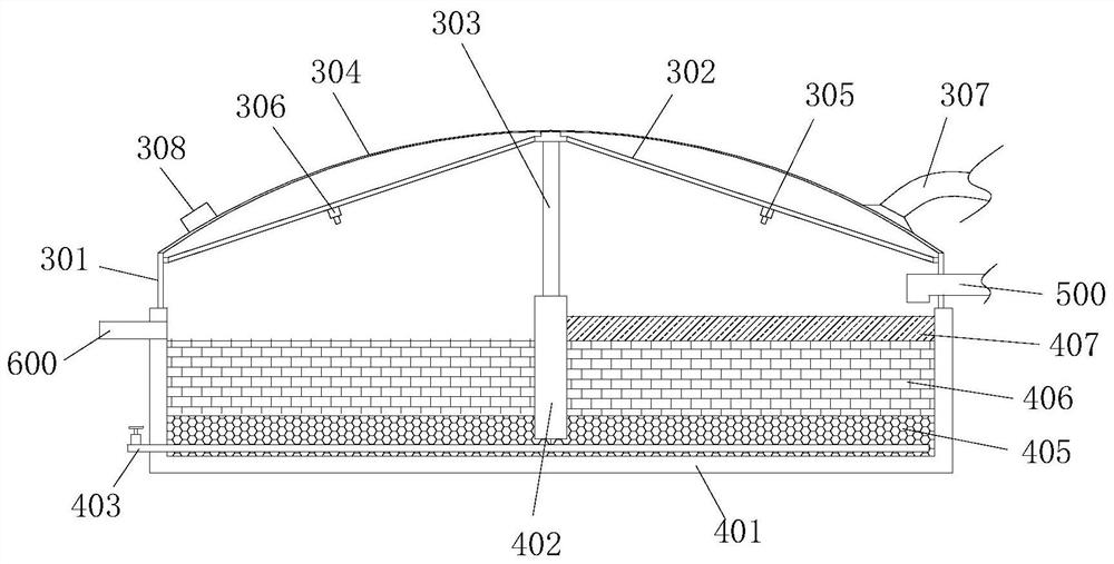 Method for treating organic matters in constructed wetland