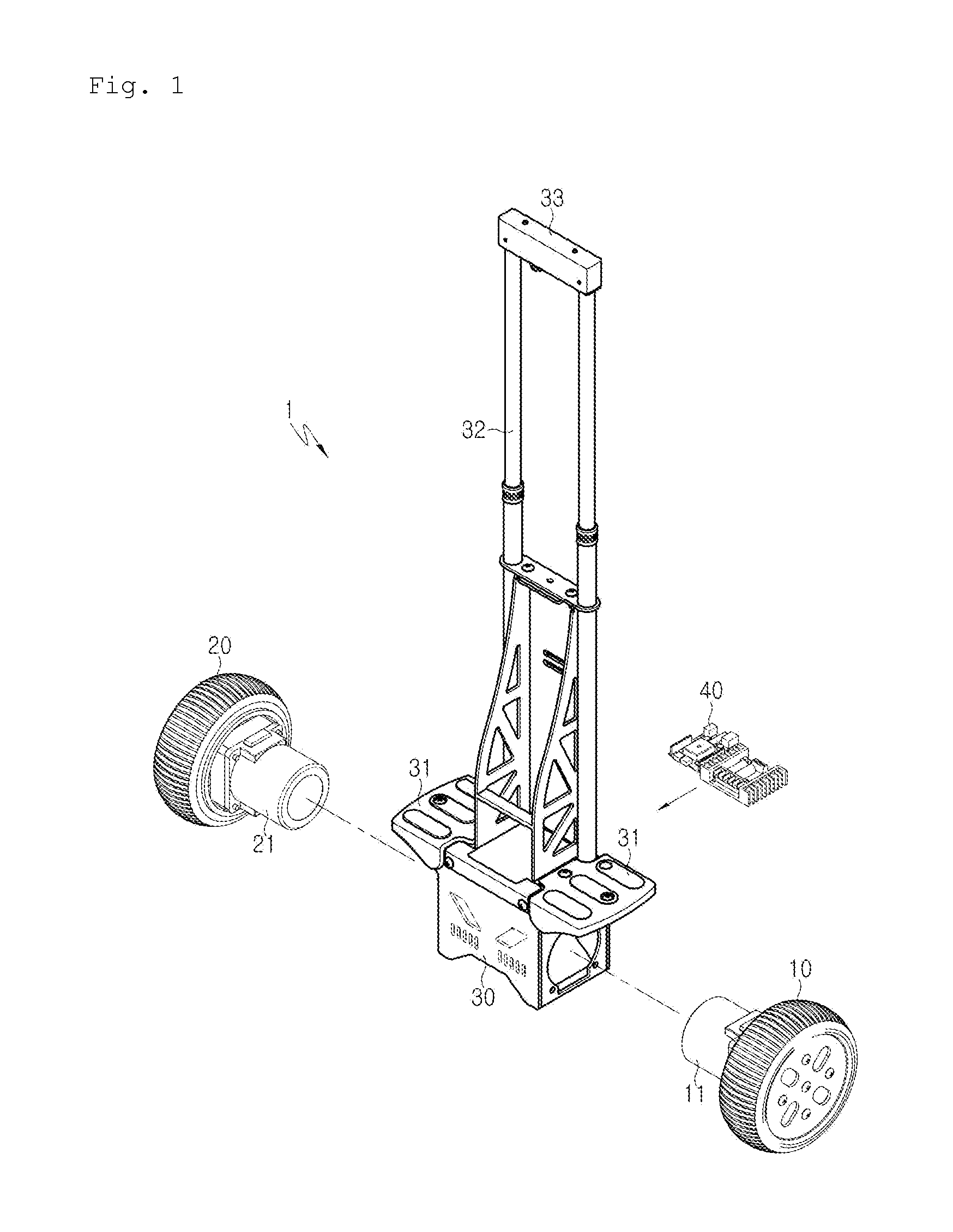 Method for driving two-wheel self-balancing scooter to maintain straight drivability at occurrence of external force