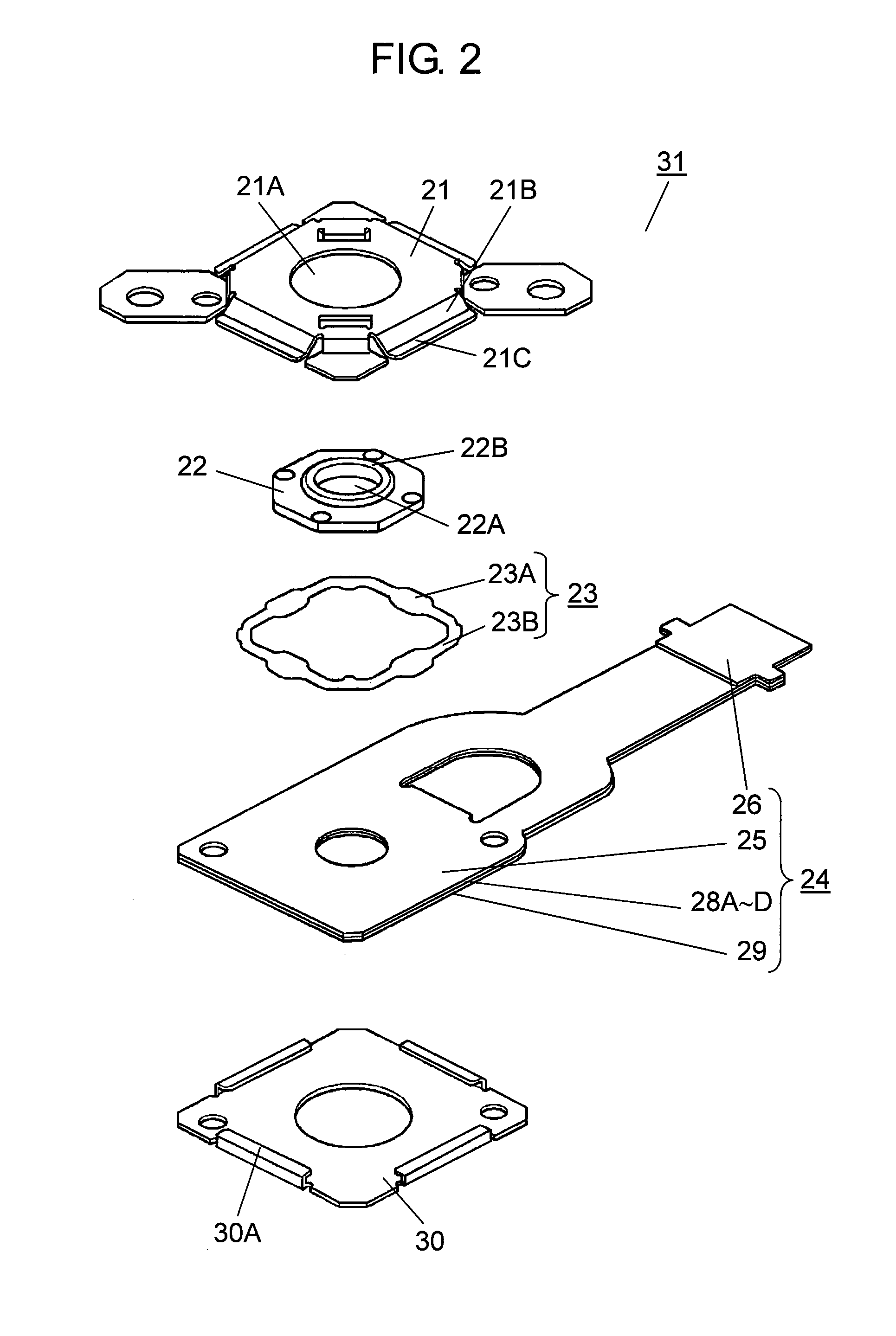 Pressure sensitive switch and input device using pressure sensitive switch