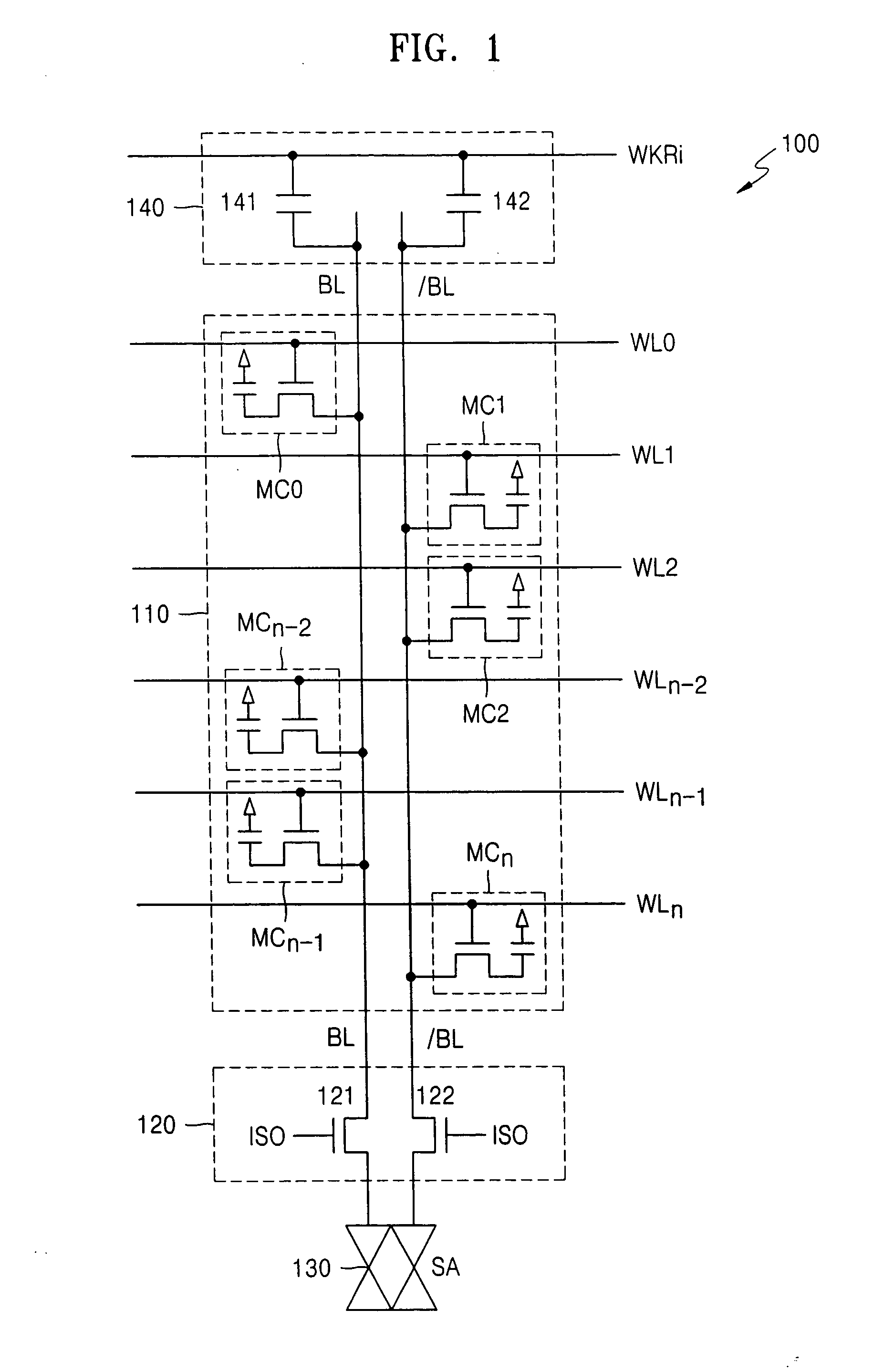 Memory device and method for writing data in memory cell with boosted bitline voltage