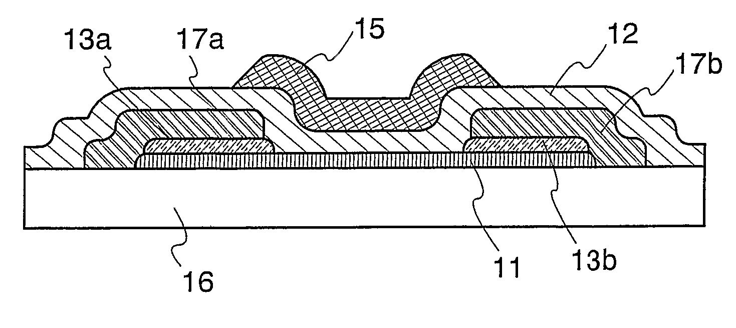 Electrode for Organic Transistor, Organic Transistor, and Semiconductor Device