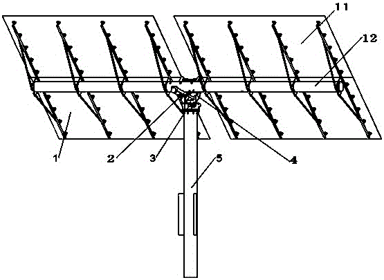 A connection seat for heliostats in a tower-type solar thermal power station