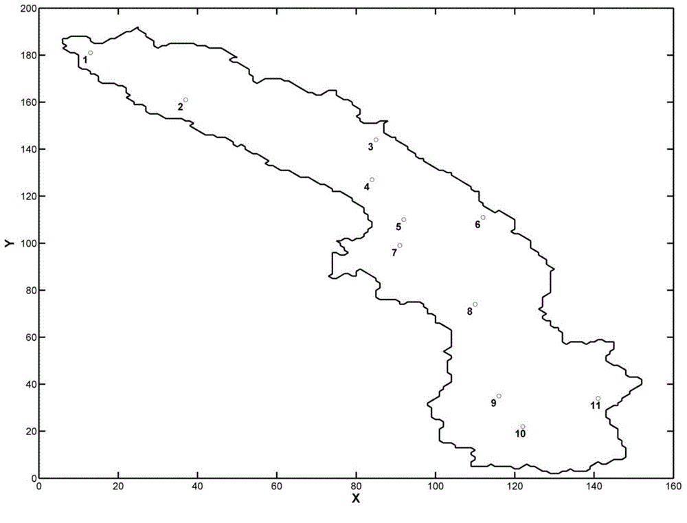 Rainfall interpolation analysis method based on weight optimization and inverse distance weighting