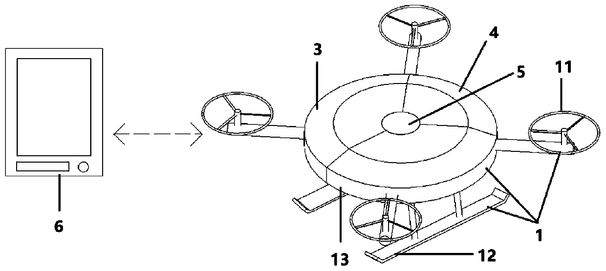 Intelligent steel structure corrosion inspection high-altitude flying robot based on cloud computing