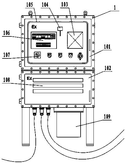 Lifting device for oil drilling machine based on alternating-current variable-frequency electric winch