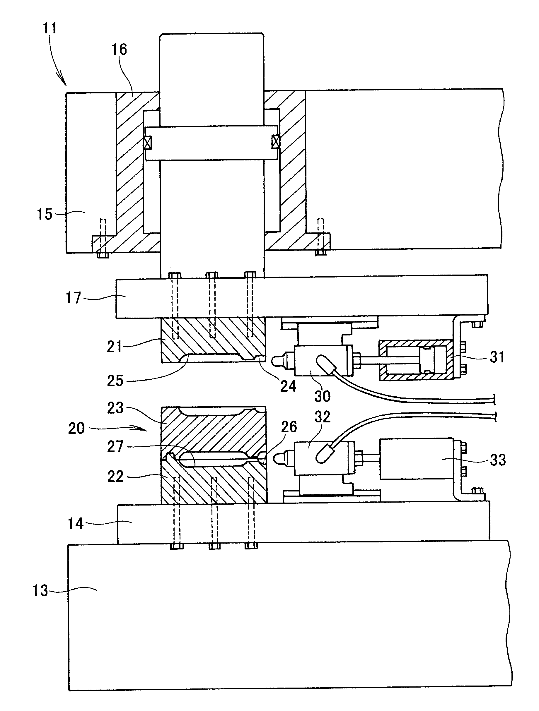 Liquid resin molding system